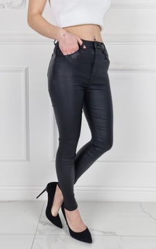 Моделирование вощеного брюк женская отжимающая кожа