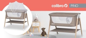 Детская кроватка PINO С МАТРАСОМ, ЛЕГКАЯ, СТАБИЛЬНАЯ, ДЕРЕВЯННЫЕ НОЖКИ