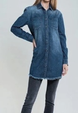 BIG STAR koszula sukienka tunika jeans S M model CARLA