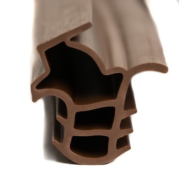 УПЛОТНИТЕЛЬ ДЛЯ НАРУЖНЫХ ДВЕРЕЙ, КОРИЧНЕВЫЙ, ТОЛЩИННЫЙ, 6 м