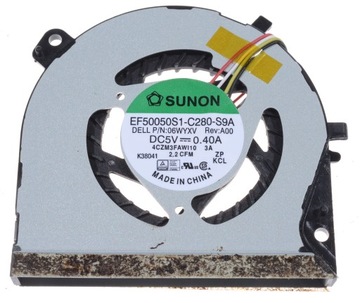 wentylator FFQM DP/N 06WYXV 6WYXV P19T Dell Inspiron 11 3000 3135 3137