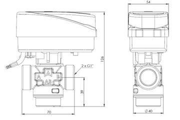 3-ХОДОВОЙ ЗОНАЛЬНЫЙ КЛАПАН AFRISO AZV 643 1