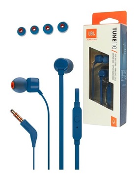 JBL TUNE 110 PRZEWODOWE SŁUCHAWKI DOKANAŁOWE BLUE