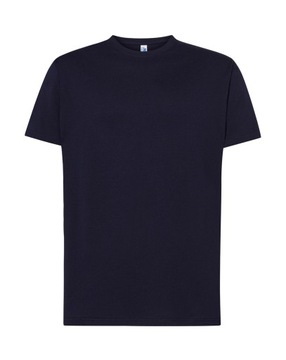T-SHIRT MĘSKI koszulka 100% bawełna JHK OCEAN Granatowa
