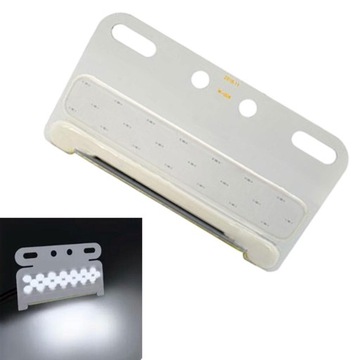 Основание из сплава со светодиодным боковым маркером 24 В. Простая установка. Автоматический эффект синего света