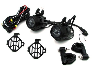 Halogeny LED BMW GS R Varadero V-strom + wiązka