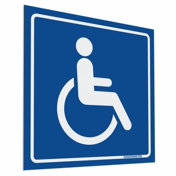 Niepełnosprawni, Inwalida - magnes 20x20