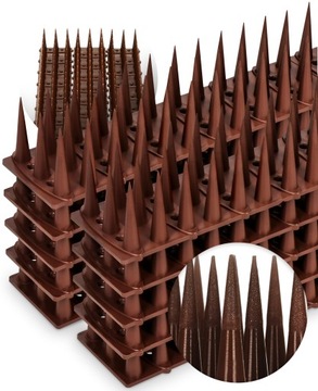 WYSOKIE KOLCE LISTWA NA PTAKI GOŁĘBIE 20 SZT 10,4m