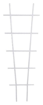 Drabinka podpórka do roślin kwiatów biała 67cm