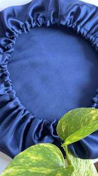 Jedwabny czepek do włosów Plopping OMO Granat