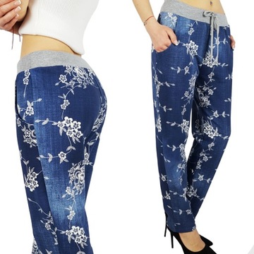 КОМФОРТНО - БРЮКИ - СВИТШОТ - ЦВЕТЫ - ХЛОПОК