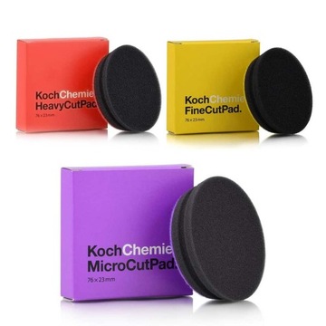 Zestaw gąbek polerskich Koch Chemie 76x23mm 3szt