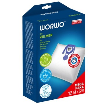 12 СУМОК ДЛЯ ZELMER ANTEK ZVC3506B ZVC3501T