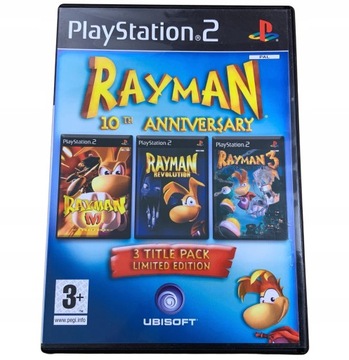 RAYMAN 10TH ANNIVERSARY płyty bdb+ komplet PS2