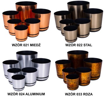 Горшок для цветов 26 MIRROR GLAMOUR с элегантным блеском