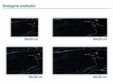 SZKLANA PODSTAWKA POD ZNICZE 60x30cm Marmur 36d