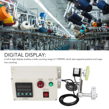 Цифровой счетчик длины Роликовый датчик Цифровой