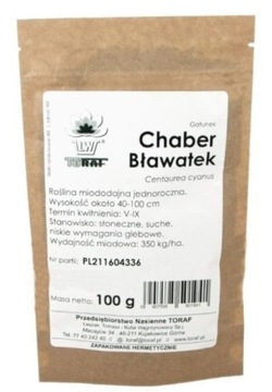CHABER BŁAWATEK 100 G ROŚLINA MIODODAJNA