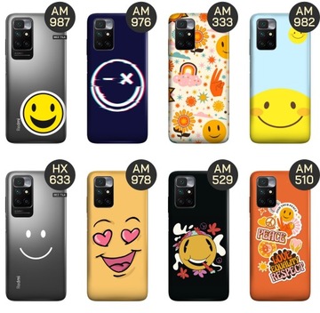 ЧЕХОЛ ДЛЯ XIAOMI REDMI 10 УЗОРОВ SMILE SMILE EMOJI КОРПУС КРЫШКА-ЧЕХОЛ