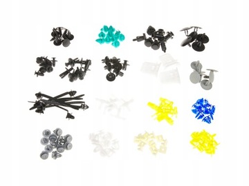 Запонки, булавки, зажимы, набор автомобильных зажимов, обивка автомобиля, 730 шт.