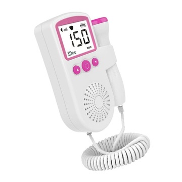 Domowy monitor dopplerowskiego tętna płodu Basic Pink