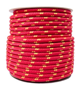 LINA POLIPROPYLENOWA PLECIONA MOCNA ŻEGLARSKA 16mm 25M
