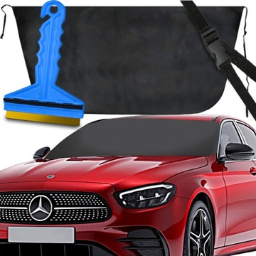 MATA ANTYSZRONOWA PRZECIWSZRONOWA OSŁONA NA SZYBĘ AUTA SKROBACZKA MOSIĘŻNA