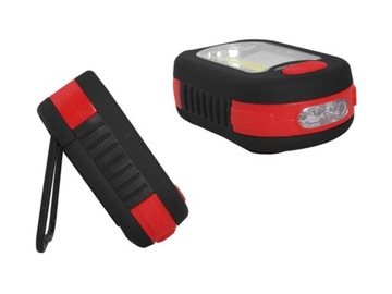 Latarka warsztatowa 24+3 LED z magnesem 0991