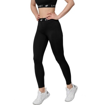 LEGGINSY DAMSKIE 4F SPORTOWE SPODNIE GETRY LEGINSY