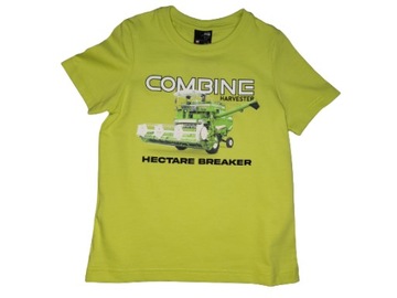 Bluzka KRÓTKI T-SHIRT KOSZULKA r 98 KOMBAJN GT