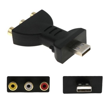Wtyczka USB do adaptera audio-wideo RCA Konwerter AV