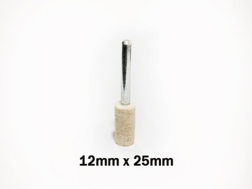 FILC POLERSKI NA TRZPIENIU 12mm x 25mm WALEC