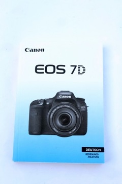 Canon 7D instrukcja / język niemiecki