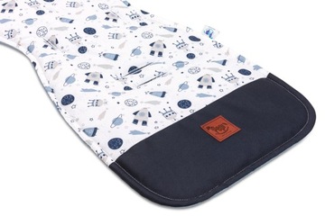 Двусторонний вкладыш в коляску Magic Space с бархатными джинсами