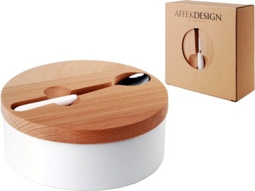 БАЗОВАЯ КУХНЯ Сахарница с ложкой 14,7x6см C