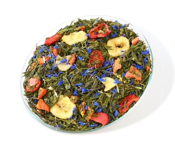 Herbata Zielona Sencha WYSPY BANANOWE (50g) Kiwi Banan Truskawka