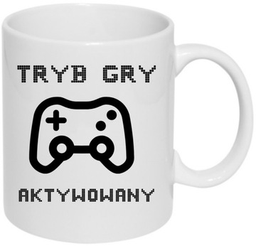 ŚMIESZNY KUBEK GRACZA DLA FANÓW MINECRAFT ROBLOX