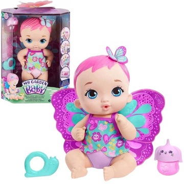 MY GARDEN BABY LALKA MOTYLEK KARMIENIE I PRZEWIJANIE AKCESORIA GYP10