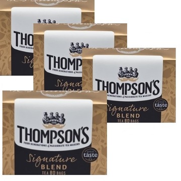 THOMPSONS SIGNATURE BLEND TEA 4x80 herbata IRL