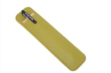 ЧЕХОЛ ДЛЯ РУЧКИ, ШАРИКОВАЯ РУЧКА - КОРИЧНЕВЫЙ ОРАНЖЕВЫЙ