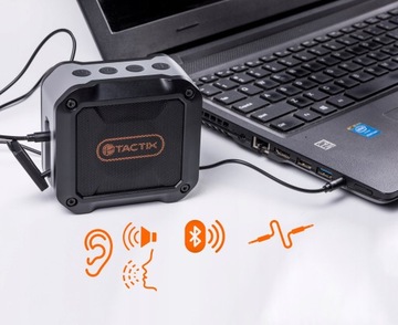 Внешний Bluetooth-динамик LI-ON. Микрофон для телефонных звонков IP55. Магнит TACTIX.