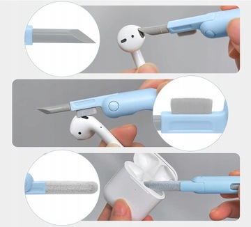 7w1 ZESTAW DO CZYSZCZENIA KLAWIATURY TELEFONU SŁUCHAWEK AIRPODS IPAD