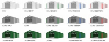 Палатка промышленная 5х8м сельскохозяйственная DAS 560 P