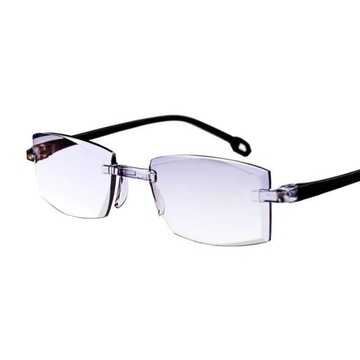 Styl inteligentnego zoomu Okulary szafirowe podwójne do czytania
