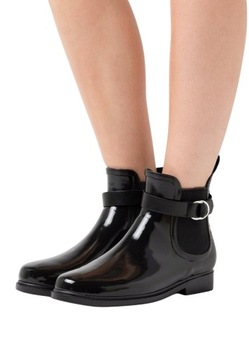 XW13 ANNA FIELD CZARNE KALOSZE DAMSKIE WSUWANE 39