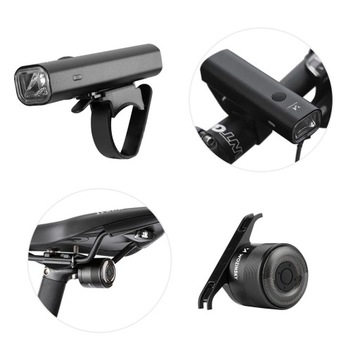 WOZINSKY ВЕЛОСИПЕДНАЯ ЛАМПА USB ПЕРЕДНЯЯ ЗАДНЯЯ ПЕРЕДНЯЯ ЗАДНЯЯ ПОЛНАЯ ОСВЕЩЕНИЕ
