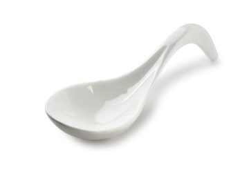 Porcelanowa podstawka pod łyżeczkę White Classic