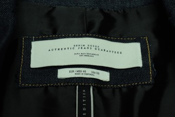 ZARA MAN PREMIUM LIMITED Nowa Kurtka Męska Marynarka Jeans 48