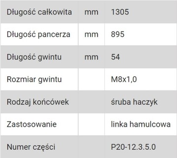 ТРОС РУЧНОГО ТОРМОЗА GPW GLIWICE 2010 2510