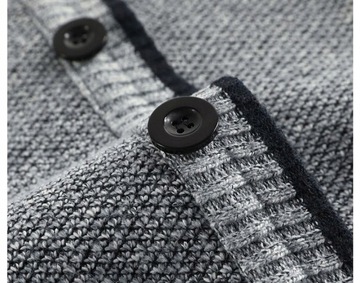 SWETER MĘSKI KARDIGAN gruby ciepły sweter,3XL